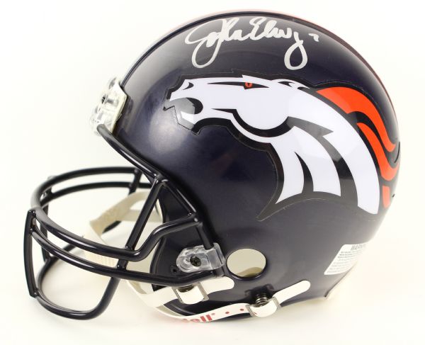 1990s circa John Elway Denver Broncos Full Size Riddell Helmet (JSA)