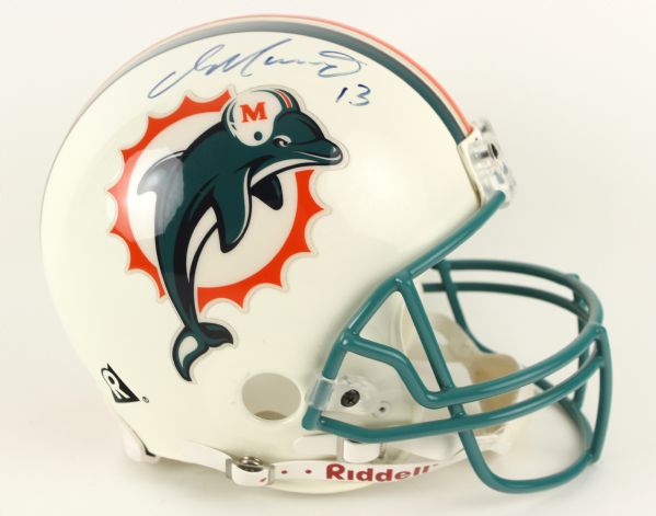1980s-90s circa Dan Marino Miami Dolphis Full Size Riddell Helmet (JSA)