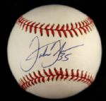 1991 Frank Thomas Chicago White Sox Single Signed OAL Brown Baseball (JSA)