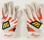 2004 Miguel Tejada Baltimore Orioles Signed Game Worn Batting Gloves (MEARS LOA & PSA/DNA)