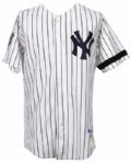 2000 Derek Jeter New York Yankees World Series Home Game - Issued Jersey (Gift From Jeter) MEARS LOA