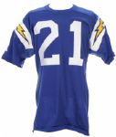 1970-72 circa John Hadl San Diego Chargers Game Worn Home Jersey (MEARS A10)