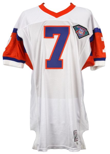 1999 John Elway Denver Broncos Signed & Inscribed Mitchell & Ness Jersey (JSA) 5/7