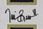 1990's Tim Brown Notre Dame Signed Touchdown Timmy Commemorative Stat Jersey (JSA)