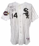 2005 Paul Konerko Chicago White Sox Signed World Series Home Jersey (MEARS Auction LOA / JSA)