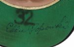 1967-73 Eddie Popowski Boston Red Sox Signed Game Worn Cap (MEARS LOA/JSA)