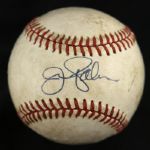 1984-94 Jim Palmer Baltimore Orioles Signed Game Used ONL Brown Baseball (MEARS LOA/JSA)