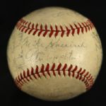 1940 Chicago White Sox Signed OAL Harridge Baseball w/ 24 Signatures Including Ted Lyons Luke Appling (JSA) 