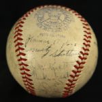 1940 Chicago White Sox Signed OAL Harridge Baseball w/ 24 Signatures Including Ted Lyons Luke Appling (JSA) 