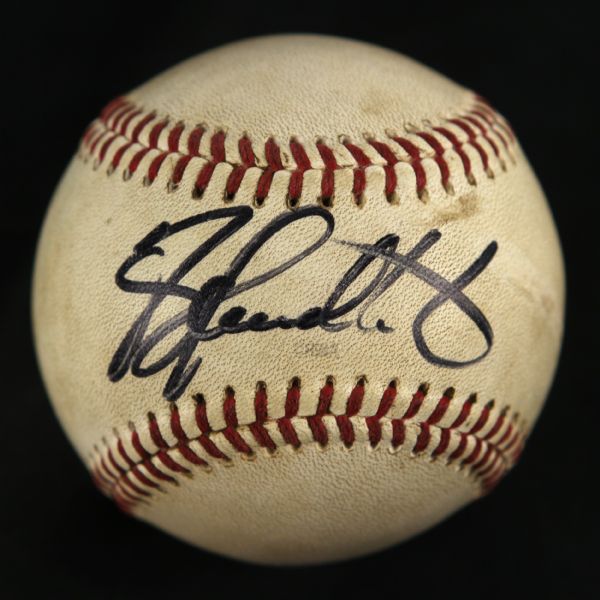 1981-94 Rawlings Official Game Used Signed Southern League Baseball  (MEARS LOA)