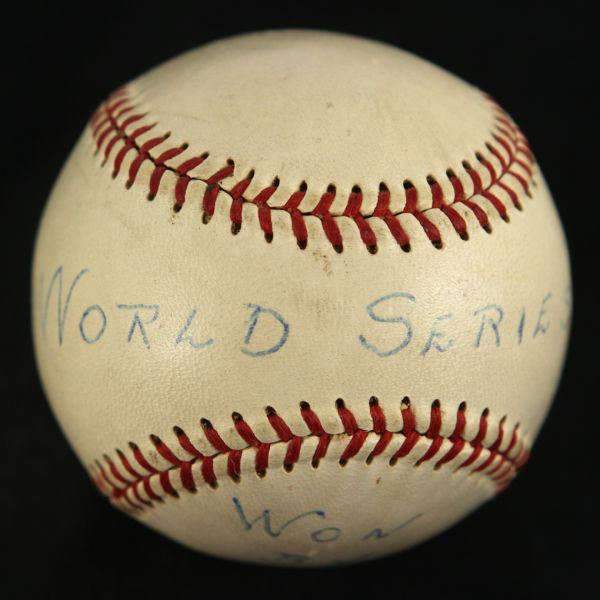 1970 Baltimore Orioles Cincinnati Reds OAL World Series Game Used Baseball (MEARS LOA) 