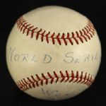 1970 Baltimore Orioles Cincinnati Reds OAL World Series Game Used Baseball (MEARS LOA) 