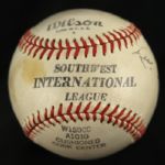 1951 Wilson Southwest International League Game Used Baseball (MEARS LOA) 