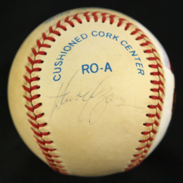 1984-94 Harold Baines Chicago White Sox Signed OAL Brown Baseball w/ Caricature of Baines (JSA)