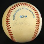 1984-94 Harold Baines Chicago White Sox Signed OAL Brown Baseball w/ Caricature of Baines (JSA)