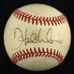 1989-94 Hal Morris Cincinnati Reds Game Used ONL Baseball Riverfront Stadium (JSA/MEARS LOA)