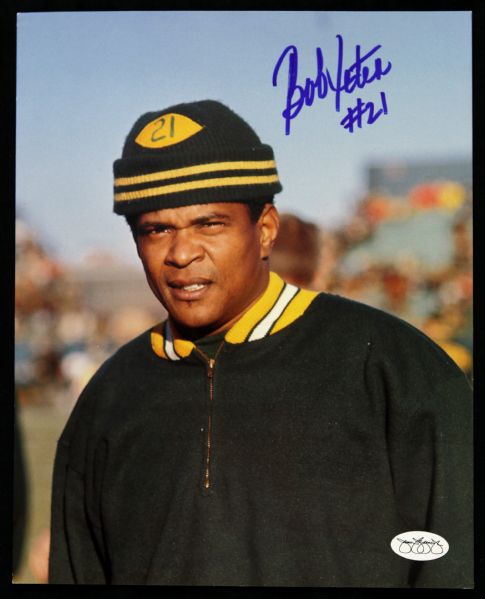 1963-70 Bob Jeter Green Bay Packers Signed 8" x 10" Photo (JSA Hologram)