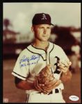 1952 circa Bobby Shantz Kansas City Athletics Signed 8" x 10" Photo (JSA Hologram) 