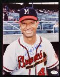 1953-59 Andy Pafko Milwaukee Braves Signed 8" x 10" (JSA Hologram)