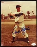 1951-52 Andy Pafko Brooklyn Dodgers Signed 8" x 10" Photo (JSA Hologram) - Lot of 2
