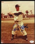 1951-52 Andy Pafko Brooklyn Dodgers Signed 8 x 10 Photo (JSA Hologram) - Lot of 2