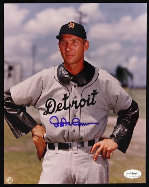 1939-53 Hal Newhouser Detroit Tigers Signed 8" x 10" Photo (JSA Hologram)