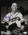 1953-63 Earl Gillespie "Voice of the Milwaukee Braves" Signed 8" x 10" Photo (JSA Hologram) 