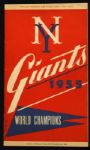 1955 Brooklyn Dodgers Signed Collection - 11 Signatures w/ Jackie Robinson Gil Hodges Duke Snider and 1955 Giants Dodgers Program (JSA)