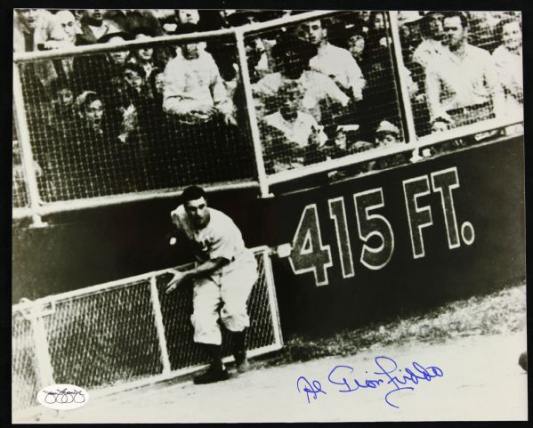 1947 Al Gionfriddo Brooklyn Dodgers Signed 8" x 10" (JSA Hologram)