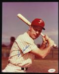 1948-59 Richie Ashburn Philadelphia Phillies Signed 8" x 10" Photo (JSA Basic Certificate)