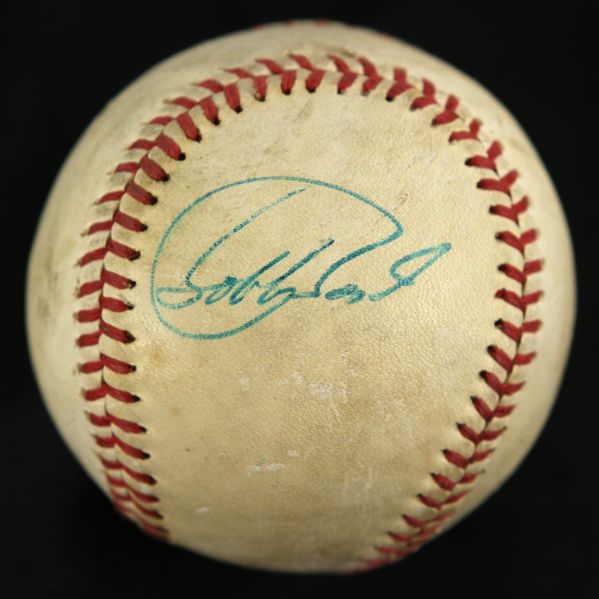 1977 Bobby Bonds California Angels Signed Game Used Foul Ball Seattle Kingdome (PSA/DNA/MEARS LOA)