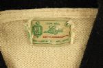 1950's circa Boston Bruins Game Worn Coaches Cardigan Sweater (MEARS LOA) 