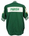 1986-87 Robert Parish Boston Celtics Game Worn Warm Up Jacket (MEARS LOA)