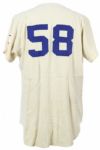 1969 Seattle Pilots Spring Training Clinton Pilots Game Worn Home Jersey (MEARS LOA)