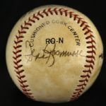 1989 San Diego Padres Signed Baseball Game Used Jack Murphy Stadium w/ 5 Signatures (JSA/MEARS LOA)