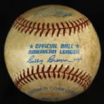 1990 Cal Ripken Jr.Baltimore Orioles Boston Red Sox Game Used OAL Baseball (MEARS LOA)