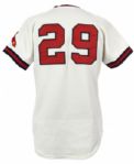 1980 Rod Carew California Angles Signed Game Worn Home Jersey (MEARS A10 /JSA Full Letter)