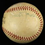 1956 Earl Gillespie Blaine Walsh Milwaukee Braves Signed Game Used ONL Giles Baseball (MEARS LOA/JSA)