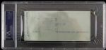1990 Willie Wood Green Bay Packers Twice Signed Check - Front and Back (PSA/DNA Slabbed)