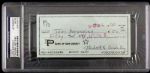 1990 Herb Adderley Signed Check Green Bay Packers (PSA/DNA Slabbed)