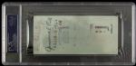 1990 Herb Adderley Signed Check Green Bay Packers (PSA/DNA Slabbed)