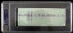 1968 Bill Bixby The Incredible Hulk Signed Check (PSA/DNA Slabbed)