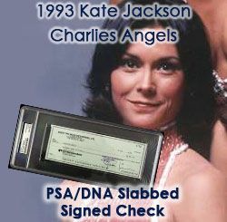 1993 Kate Jackson "Charlies Angels Sabrina Duncan" Signed Check (PSA/DNA Slabbed)
