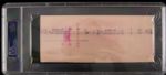 1973 Rob Reiner All In The Family's Meathead Signed Check (PSA/DNA Slabbed)