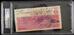 1961 Joan Collins Signed Check (PSA/DNA Slabbed)