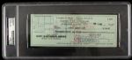 1968 Bill Bixby "Incredible Hulk" Signed Check (PSA/DNA Slabbed)