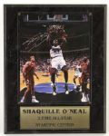 1992-96 circa Shaquille O Neal Orlando Magic Signed 8" x 10" Photo Framed (JSA)