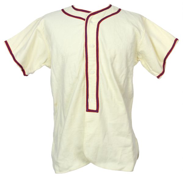 1930s circa Monarch Athletic Supply Flannel Baseball Jersey 