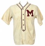 1940s circa Canvas M #10 Baseball Uniform