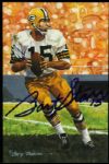 1994 Bart Starr Green Bay Packers Signed 4" x 6" Goal Line Art Card #2,877/5,000 (JSA)